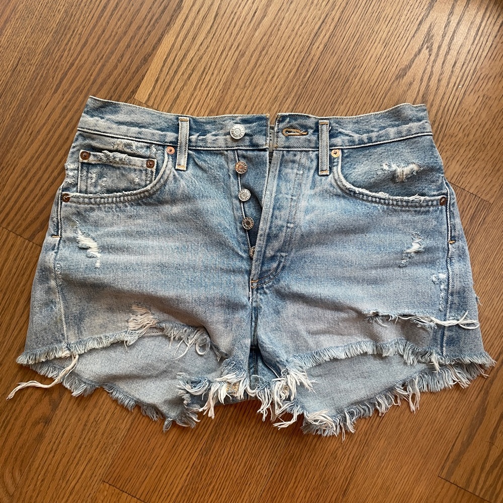 AGOLDE DENIM SHORTS